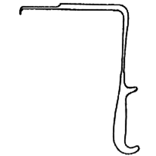 S.S St. Marks Pelvic Retractor – 7 Inch Working Length, Overall 13 Inch, Orthopedic Instrument, Pakistan